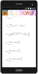 اسکرین شات برنامه جمع بندی فرمول های پایه ریاضی 3