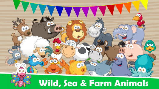 اسکرین شات برنامه Animals Puzzles for Kids 3