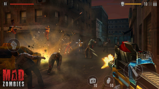 اسکرین شات بازی MAD ZOMBIES : Offline Games 1