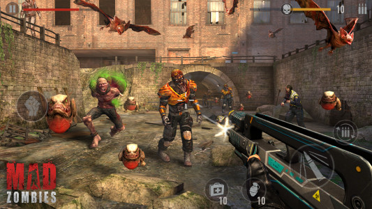 اسکرین شات بازی MAD ZOMBIES : Offline Games 5