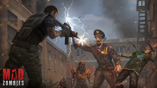 اسکرین شات 3 بازی Mad Zombies: Offline Games