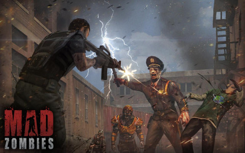 اسکرین شات بازی Mad Zombies: Offline Games 2