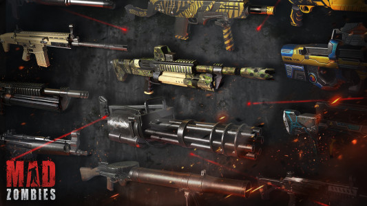 اسکرین شات بازی MAD ZOMBIES : Offline Games 2