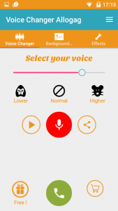 اسکرین شات برنامه Voice Changer - Prank calls 1