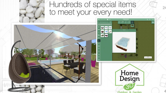 اسکرین شات برنامه Home Design 3D Outdoor/Garden 4