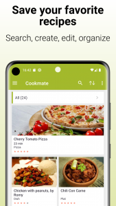 اسکرین شات 1 برنامه COOKmate - My recipe organizer