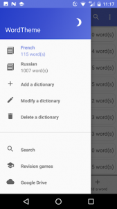 اسکرین شات برنامه My personal dictionary - WordTheme 1