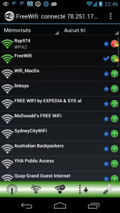 اسکرین شات برنامه Free WiFi Spot 4