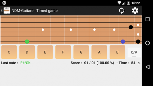 اسکرین شات بازی NDM - Guitar (Learning to read musical notation) 1