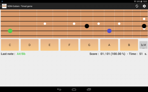 اسکرین شات بازی NDM - Guitar (Learning to read musical notation) 7