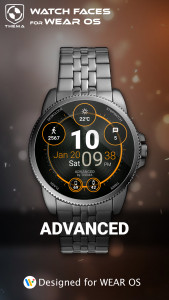 اسکرین شات برنامه Advanced Watch Face 1