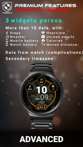 اسکرین شات 4 برنامه Advanced Watch Face