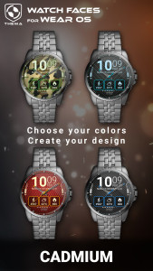 اسکرین شات 2 برنامه Cadmium Watch Face