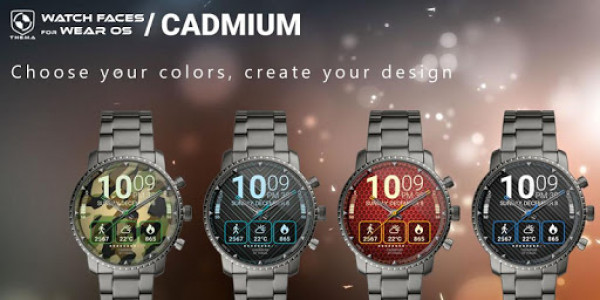 اسکرین شات برنامه Cadmium Watch Face 2