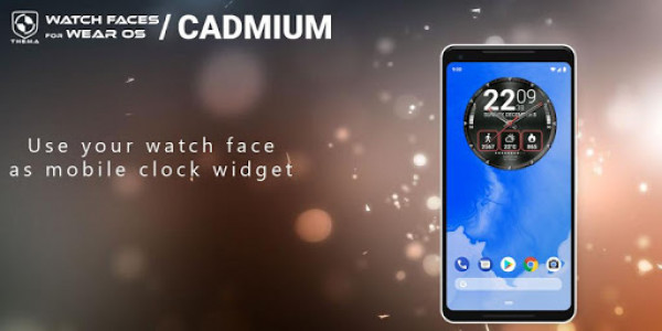 اسکرین شات برنامه Cadmium Watch Face 4