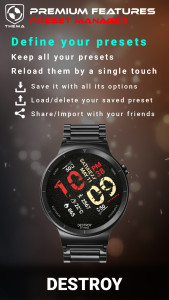 اسکرین شات 5 برنامه Destroy Watch Face