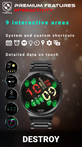 اسکرین شات 3 برنامه Destroy Watch Face