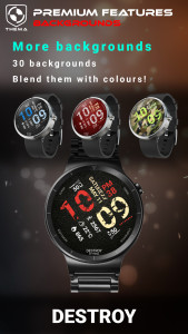 اسکرین شات 6 برنامه Destroy Watch Face