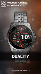 اسکرین شات 1 برنامه Duality Watch Face