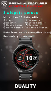 اسکرین شات 4 برنامه Duality Watch Face