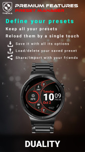 اسکرین شات 5 برنامه Duality Watch Face