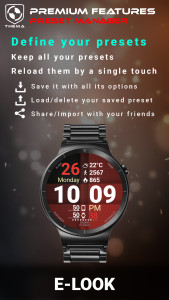 اسکرین شات 5 برنامه E-Look Watch Face