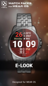 اسکرین شات 1 برنامه E-Look Watch Face
