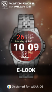 اسکرین شات 1 برنامه E-Look Watch Face