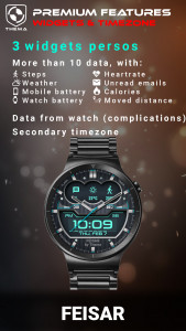 اسکرین شات برنامه Feisar Watch Face 4