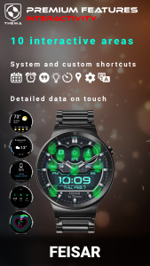 اسکرین شات 3 برنامه Feisar Watch Face