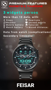 اسکرین شات 4 برنامه Feisar Watch Face