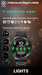 اسکرین شات 3 برنامه Lights Watch Face