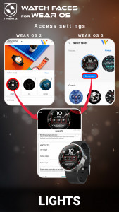 اسکرین شات 7 برنامه Lights Watch Face