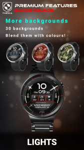 اسکرین شات 6 برنامه Lights Watch Face