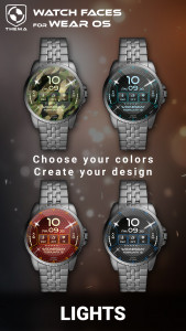 اسکرین شات 2 برنامه Lights Watch Face