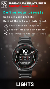 اسکرین شات 5 برنامه Lights Watch Face