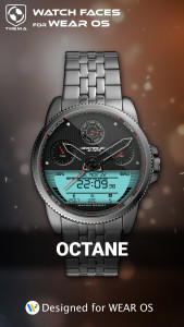 اسکرین شات برنامه Octane Watch Face 1