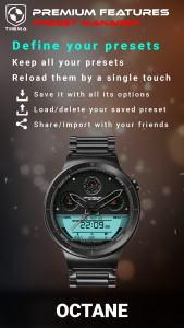 اسکرین شات برنامه Octane Watch Face 5