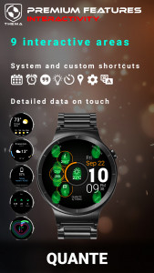 اسکرین شات برنامه Quante Watch Face 3