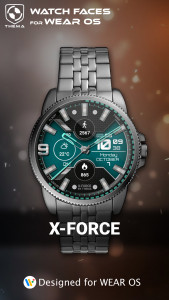 اسکرین شات برنامه X-Force Watch Face 1