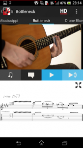 اسکرین شات برنامه Blues Guitar Method Lite 5