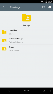 اسکرین شات 3 برنامه LAN drive - SAMBA Server & Cli