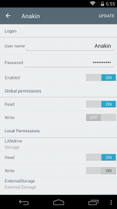 اسکرین شات 4 برنامه LAN drive - SAMBA Server & Cli
