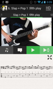 اسکرین شات برنامه SLAP Bass Lessons VIDEOS LITE 2