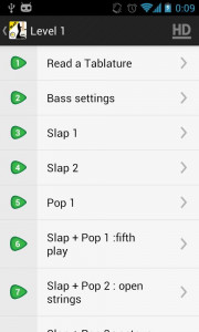 اسکرین شات برنامه SLAP Bass Lessons VIDEOS LITE 3