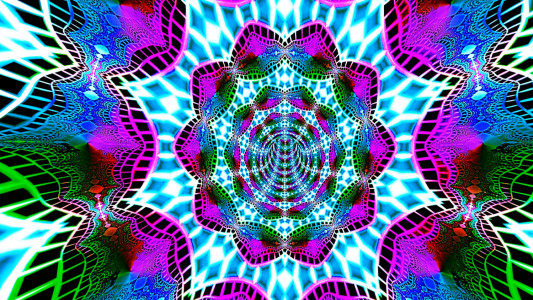 اسکرین شات 2 برنامه Fractal Tunnels Live Wallpaper