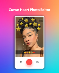 اسکرین شات برنامه Crown Heart Photo Editor 1