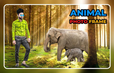 اسکرین شات برنامه Animal Photo Frame - Animal Photo Editor 2