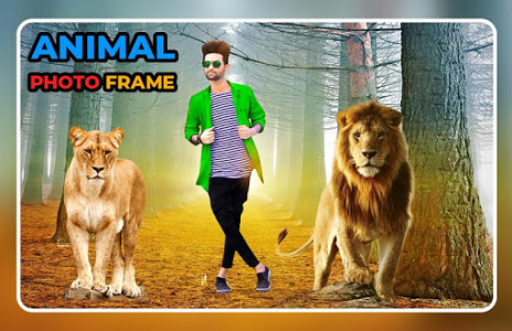 اسکرین شات برنامه Animal Photo Frame - Animal Photo Editor 4