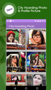 اسکرین شات برنامه City Hoarding Photo Frame 2